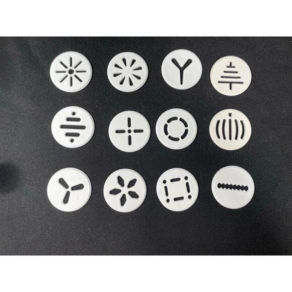 Wilton Cookie Press with 12 Discs and 2 Barrels, Ergonomic Easy Squeeze Handle - Picture 4 of 4